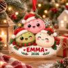 Picture of Dumpling Christmas Ornament, Personalized Dumpling Acrylic Ornament, Custom Name Kawaii Food Christmas Decor, Holiday Keepsake Gift 2026