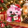 Picture of Dumpling Christmas Ornament, Personalized Acrylic Dumpling Ornament, Custom Name Kawaii Food Christmas Decor, Cute Holiday Keepsake Gift