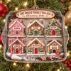 Picture of Personalized Family Christmas Ornament 2026, Custom Family Name Village Keepsake, Gingerbread Houses With Family Names, Christmas Gift