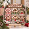 Picture of Personalized Family Christmas Ornament 2026, Custom Family Name Village Keepsake, Gingerbread Houses With Family Names, Christmas Gift