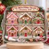 Picture of Personalized Family Christmas Ornament 2026, Custom Family Name Village Keepsake, Gingerbread Houses With Family Names, Christmas Gift