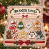 Picture of Personalized Family Christmas Ornament 2026, Custom Cookie Collection Keepsake, Choose A Cookie For Each Name, Family Christmas Gift