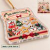 Picture of Personalized Family Christmas Ornament 2026, Custom Cookie Collection Keepsake, Choose A Cookie For Each Name, Family Christmas Gift