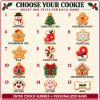 Picture of Personalized Family Christmas Ornament 2026, Custom Cookie Collection Keepsake, Choose A Cookie For Each Name, Family Christmas Gift