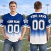 Picture of Personalized Football Jersey, Custom Team Name & Number Mesh Jersey, Personalized Player Name Sports Shirt, Football Team Gift Jersey