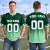 Picture of Personalized Football Jersey, Custom Team Name & Number Jersey, Blue Mesh Sports Shirt, Custom Player Name Jersey, Unisex Team Gift