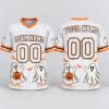 Picture of Personalized Family Halloween Mesh Jersey, Custom Team Name & Number Shirt, Ghost Pumpkin Jersey, Matching Family Halloween Outfit