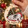 Picture of Personalized Dalmatian Christmas Ornament, Custom Dog Name Acrylic Ornament, Dalmatian Memorial Keepsake, Pet Lover Christmas Gift