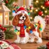 Picture of Personalized Cavalier King Charles Spaniel Christmas Ornament, Custom Dog Name Ornament, 2D Flat Pet Ornament, Dog Mom Christmas Gift 2026