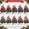 Picture of Personalized Monster Truck Christmas Ornament, Custom Name Truck Ornament, Monster Truck Lover Gift, Boys Holiday Keepsake, 2D Flat Decor