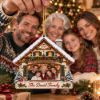 Picture of Personalized Family Christmas Ornament, Custom Photo House Ornament, Family Name Keepsake, Christmas Home Decor Gift, Holiday Memory 2026