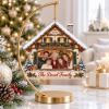 Picture of Personalized Family Christmas Ornament, Custom Photo House Ornament, Family Name Keepsake, Christmas Home Decor Gift, Holiday Memory 2026