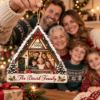 Picture of Personalized Family Christmas Ornament, Custom Photo House Ornament, Family Name Keepsake, Christmas Tree Gift, Holiday Memory 2026