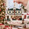 Picture of Personalized Family Christmas Ornament, Custom Photo House Ornament, Family Name Keepsake, Classic Home Holiday Gift For Family 2026