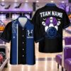 Picture of Personalized Halloween Bowling Shirt, Custom Name Team Bowling Shirt, Pumpkin Ghost Bowling Button Up, Halloween Bowler Gift Shirt