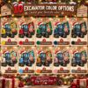 Picture of Personalized Excavator Christmas Ornament, Custom Name Construction Ornament, Digger Truck Gift, Kids Xmas Keepsake, 2D Flat Christmas Decor