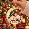 Picture of Personalized French Bulldog Christmas Ornament, Custom Dog Name Ornament, Frenchie Lover Gift, Pet Keepsake, 2D Flat Xmas Tree Decor 2026