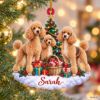 Picture of Custom Poodle Christmas Ornament, Personalized Dog Name Ornament, Poodle Mom Gift, Pet Lover Keepsake, Dog Christmas Tree Decor 2026