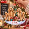 Picture of Custom Poodle Christmas Ornament, Personalized Dog Name Ornament, Poodle Mom Gift, Pet Lover Keepsake, Dog Christmas Tree Decor 2026