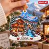 Picture of Personalized Switzerland Christmas Ornament, Swiss Alps Travel Keepsake, Custom Name Vacation Ornament, Switzerland Trip Gift, 2D Flat Decor