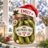 Picture of Personalized Pickle Christmas Ornament, Custom Pickle Lover Gift, Funny Food Christmas Ornament, Pickle Jar Tree Decoration, Keepsake 2026