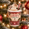 Picture of Personalized Coffee Christmas Ornament, Custom Coffee Lover Gift, Coffee Cup Christmas Ornament, Cozy Drink Holiday Decor, Keepsake 2026