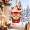 Picture of Personalized Coffee Christmas Ornament, Custom Coffee Lover Gift, Coffee Cup Christmas Ornament, Cozy Drink Holiday Decor, Keepsake 2026