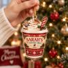 Picture of Personalized Coffee Christmas Ornament, Custom Coffee Lover Gift, Coffee Cup Christmas Ornament, Cozy Drink Holiday Decor, Keepsake 2026