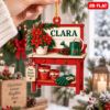 Picture of Personalized Gardener Christmas Ornament, Custom Name Potting Bench Ornament, Garden Lover Gift, Plant Mom Gift, 2D Flat Holiday Decor 2026