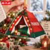 Picture of Personalized Camping Tent Christmas Ornament, Custom Name Camper Gift, Outdoor Lover Ornament, Family Camping Keepsake, 2D Flat Decor 2026