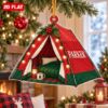 Picture of Personalized Camping Tent Christmas Ornament, Custom Name Camper Gift, Outdoor Lover Ornament, Family Camping Keepsake, 2D Flat Decor 2026