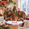 Picture of Personalized Turkey Christmas Ornament, Custom Name Turkey Ornament, Farm Animal Gift, Turkey Lover Christmas Gift, 2D Flat Keepsake 2026