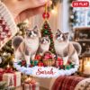 Picture of Personalized Ragdoll Cat Christmas Ornament, Custom Name Cat Ornament, Ragdoll Lover Gift, Cat Mom Gift, 2D Flat Christmas Keepsake 2026