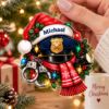 Picture of Personalized Police Officer Christmas Ornament, Custom Name Cop Ornament, Law Enforcement Gift, Police Christmas Gift, Officer Tree Decor