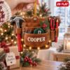 Picture of Personalized Carpenter Christmas Ornament, Custom Name Tool Belt Ornament, Handyman Gift, Woodworker Christmas Gift, 2D Flat Keepsake