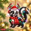 Picture of Personalized Skunk Christmas Ornament, Custom Name Skunk Ornament, 2D Flat Woodland Animal Gift, Skunk Lover Christmas Holiday Keepsake 2026