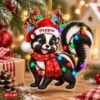 Picture of Personalized Skunk Christmas Ornament, Custom Name Skunk Ornament, 2D Flat Woodland Animal Gift, Skunk Lover Christmas Holiday Keepsake 2026