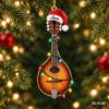 Picture of Personalized Mandolin Christmas Ornament, Custom Name Musician Ornament, 2D Flat Music Gift, Mandolin Player Christmas Holiday Keepsake 2026