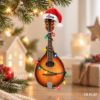 Picture of Personalized Mandolin Christmas Ornament, Custom Name Musician Ornament, 2D Flat Music Gift, Mandolin Player Christmas Holiday Keepsake 2026