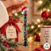 Picture of Personalized Clarinet Christmas Ornament, Custom Musician Gift, Band Member Keepsake, Instrument Ornament, Music Teacher Holiday Decor 2026