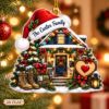 Picture of Personalized Military Family Christmas Ornament, Custom Family Name Ornament, Veteran Deployment Gift, 2D Flat Christmas Holiday Keepsake
