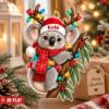 Picture of Personalized Koala Christmas Ornament, Custom Name Koala Ornament, Australian Animal Gift, 2D Flat Holiday Keepsake, Koala Lover Gift 2026