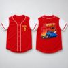 Picture of Personalized Race Car Birthday Baseball Jersey, Custom Name Age Racing Shirt, Birthday Boy Sports Jersey, Kids Car Birthday Party Gift