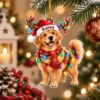 Picture of Personalized Golden Retriever Christmas Ornament, Custom Name Dog Ornament, Golden Retriever Lover Gift, 2D Flat Pet Holiday Keepsake 2026
