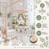Picture of Swan Lake Baby Mobile, Handmade Felt Crib Mobile with Lotus Flowers and Birds, Botanical Nursery Decor,Elegant Baby Room Hanging,Shower Gift
