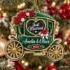 Picture of Personalized Just Married Ornament, Custom Couple Names Wedding Ornament, Wedding Carriage Gift, Newlywed Christmas Keepsake Gift 2026