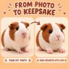 Picture of Custom Your Pet Crochet Doll From Photo, Personalized Guinea Pig Plush, Custom Small Animal Replica, Handmade Pet Keepsake Gift