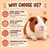 Picture of Custom Your Pet Crochet Doll From Photo, Personalized Guinea Pig Plush, Custom Small Animal Replica, Handmade Pet Keepsake Gift