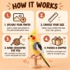 Picture of Custom Your Pet Crochet Doll From Photo, Personalized Pet Plush, Custom Bird Crochet Doll, Realistic Cockatiel Replica, Bird Memorial Gift