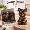 Picture of Custom Your Pet Crochet Doll From Photo, Personalized Cat Plush, Look Alike Stuffed Animal, Custom Cat Replica, Pet Memorial Keepsake Gift